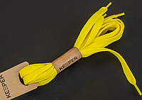 Шнурки Keeper плоские 8 мм (L=100см, в упаковке) 100, Желтый №3