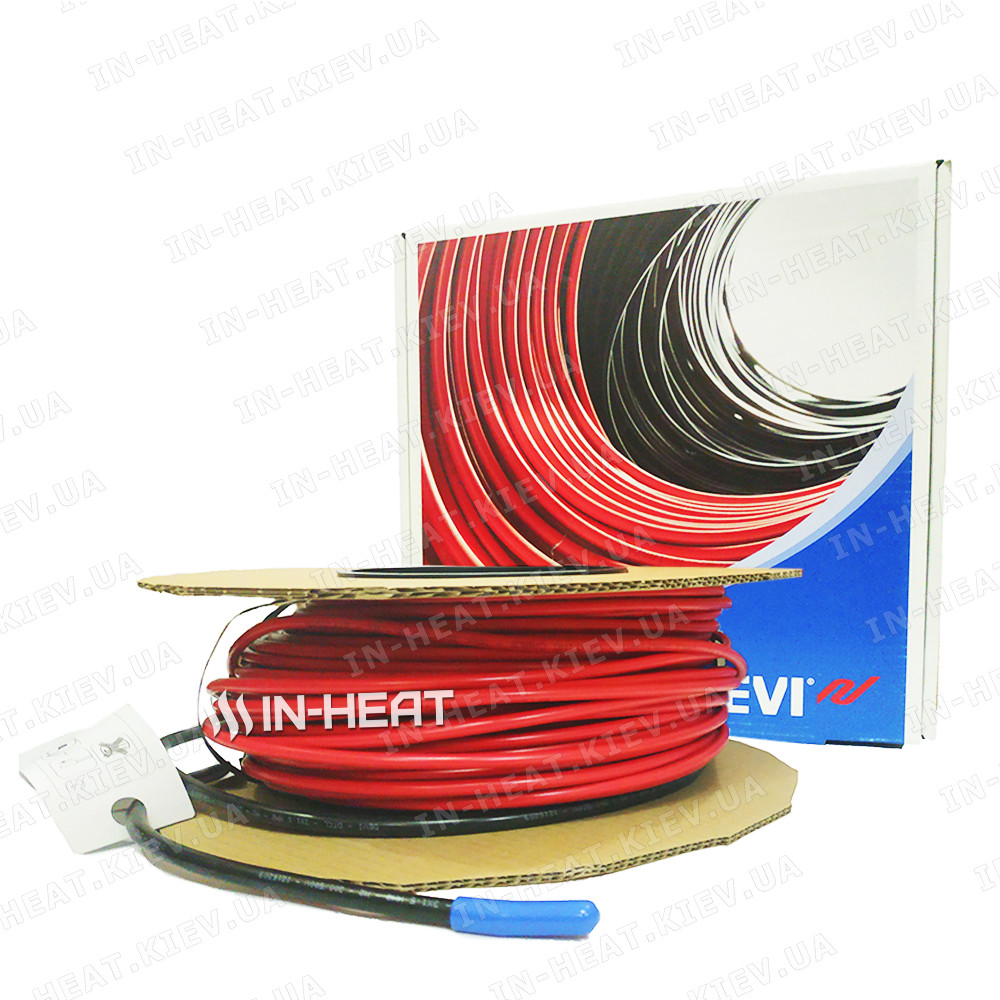 Нагрівальний кабель під стяжку DEVIflex 18T / 7 м / 130 Вт / 0.7 - 1.3 м2 / двожильна тепла підлога, фото 1