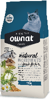 Корм Ownat Fish (Овента для котов с рыбой), 4кг.