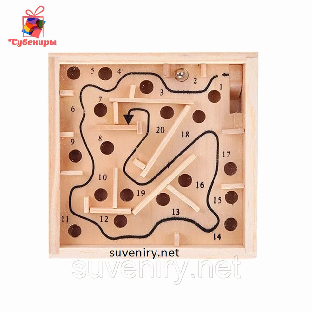 Купить Деревянный лабиринт, цена 40 ₴ — Prom.ua (ID#737751030)