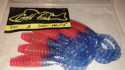 Силікон Кирлиграб 3" сьедобный "Gold fish" color 10/5