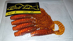 Силікон Кирлиграб 3" сьедобный "Gold fish" color 21