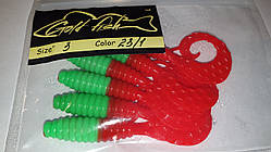 Силікон Кирлиграб 3" сьедобный "Gold fish" color 23/1