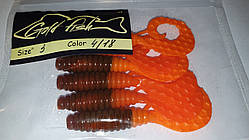 Силікон Кирлиграб 3" сьедобный "Gold fish" color 4/18