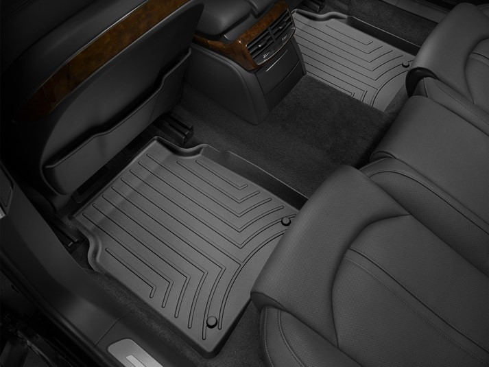 Килими гумові WeatherTech задні чорні Audi A8 Long 2011-2016