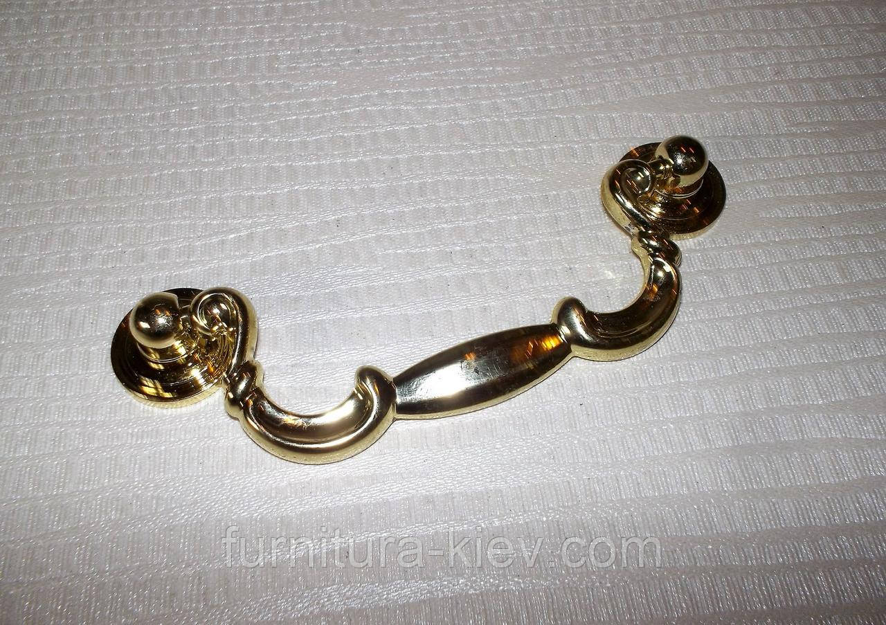 Комодна ручка NOMET 96 мм D-133 золото, фото 1