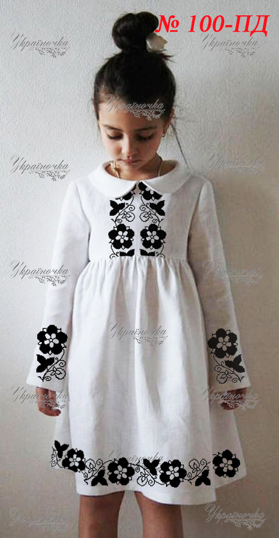 Заготовка для дитячого плаття №100, фото 1