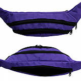 Бананка, сумка на пояс, сумка через плече TIGER фіолетовий, фото 4