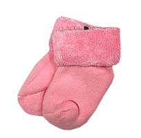 Махрові шкарпетки для новонароджених червоного кольору