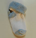 Махрові шкарпетки для новонароджених блакитного кольору, фото 5