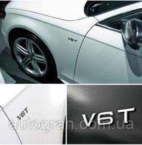 Емблема кришки багажника та на крила Audi V6T