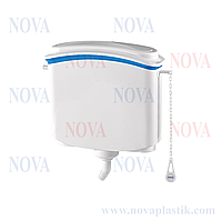 Пластиковый подвесной бачок для унитаза Nova 4080N (Турция)