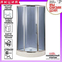 Душевая кабина 100х100 см AquaStream Premium 100 LB одна дверь стекло тонированное