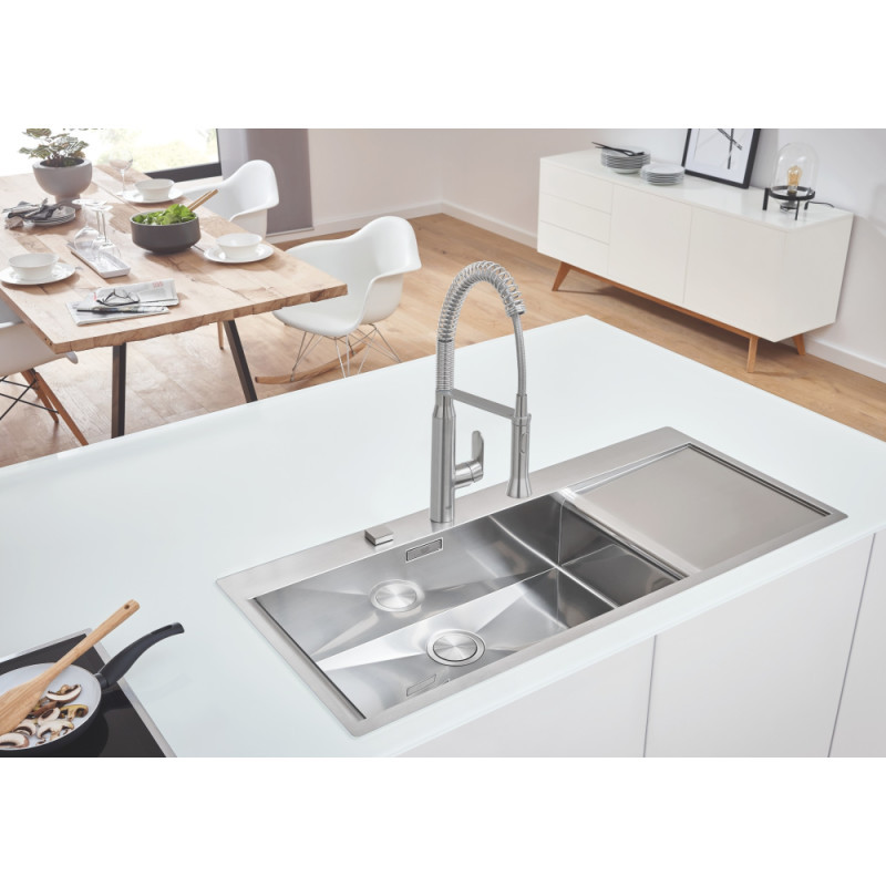 Кухонна мийка стальна Grohe EX Sink 31581SD0 серія K1000 11152, фото 1