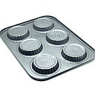 Форма металева для випічки кексів Фіалка / Форма металева для випічки кексів (6 шт), фото 2