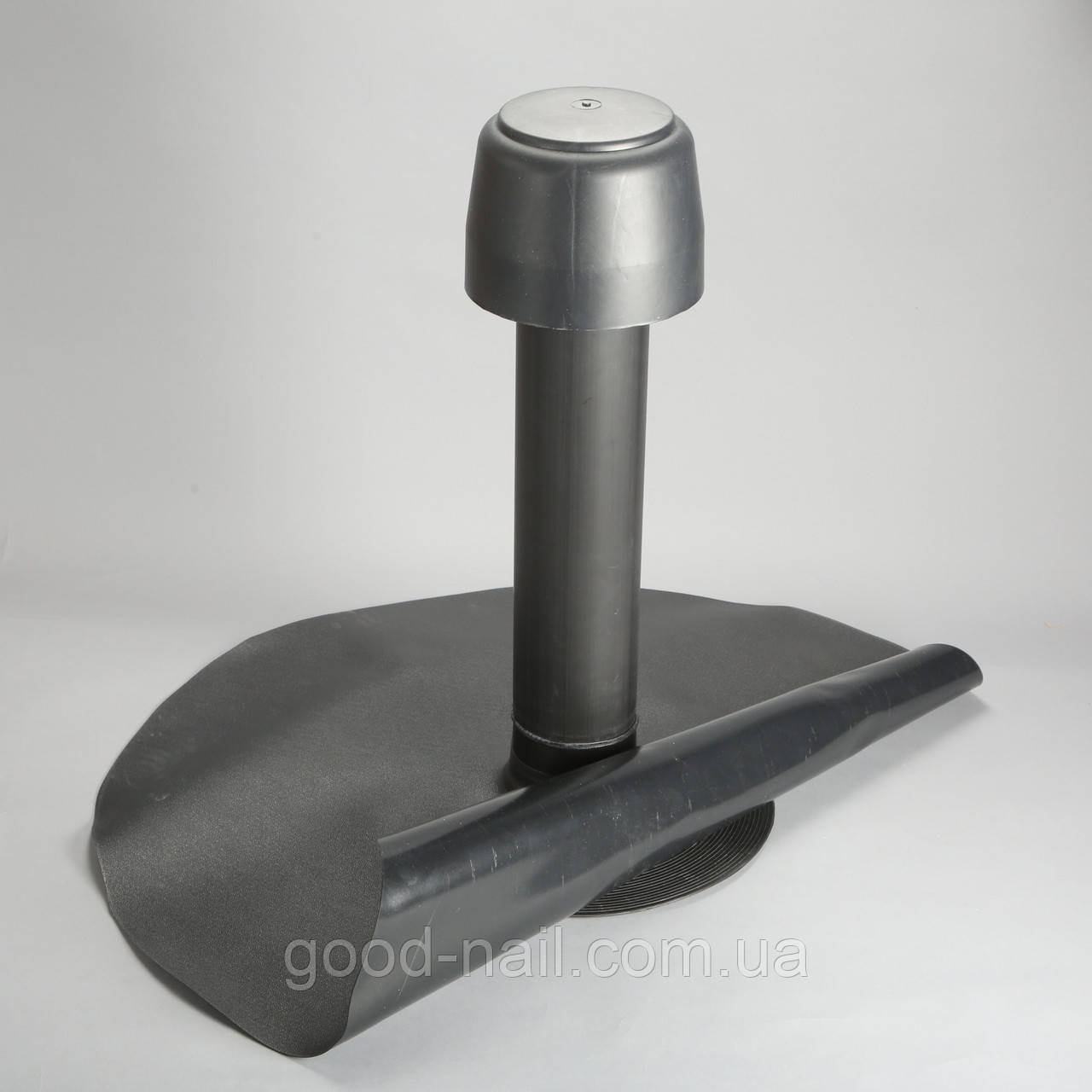 Аератор для плоских покрівель DN110, Н600 мм із бітумним фартухом, фото 1