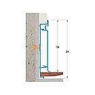 Алюмінієвий плінтус 94 мм ASP 94