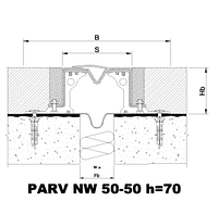 Деформационный профиль PARV NW 50-50 h25