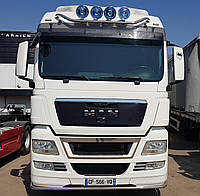 Защита переднего бампера (ус одинарный) MAN TGX Euro 5 2007-2012