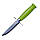 Ніж Morakniv Scout 39 Safe Green Нержавіюча сталь дерев'яна яна рукоять салатовий колір, фото 3