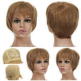 Натуральна перука Esther HH мелірування пшеничного кольору, фото 6