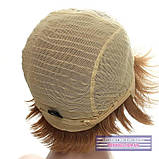 Перука з натурального волосся Silvia HH мелірування русявого кольору, фото 8