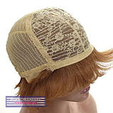 Перука з натурального волосся Silvia HH мелірування русявого кольору, фото 7