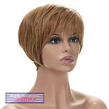 Перука з натурального волосся Silvia HH мелірування русявого кольору, фото 4