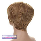 Перука з натурального волосся Silvia HH мелірування русявого кольору, фото 5