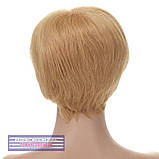 Перука з натурального волосся Silvia HH світло-русявого кольору з пшеничним відтінком, фото 5