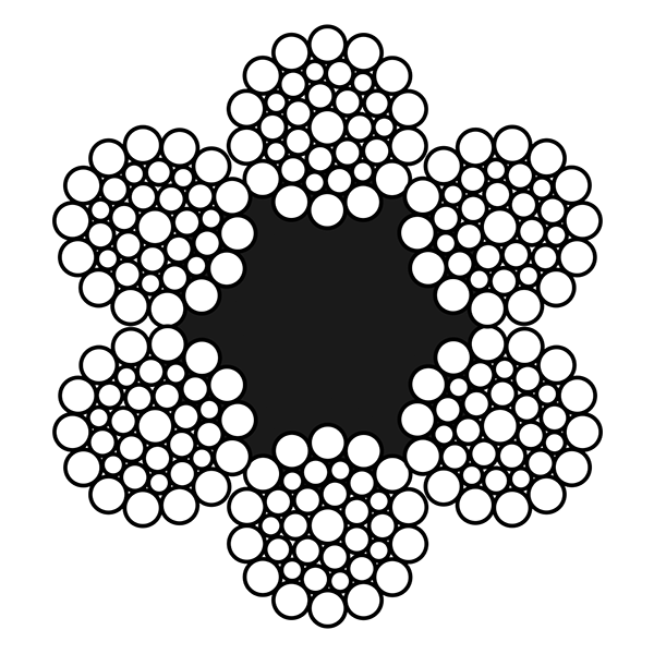 Канат сталевий трос 20 мм ГОСТ 7668-80, фото 0