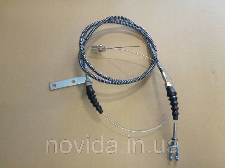 Привід гнучкий МАЗ (трос газу) (L=2233, обол.=950 мм) завод (64229-1108580) 64229-1108580-01