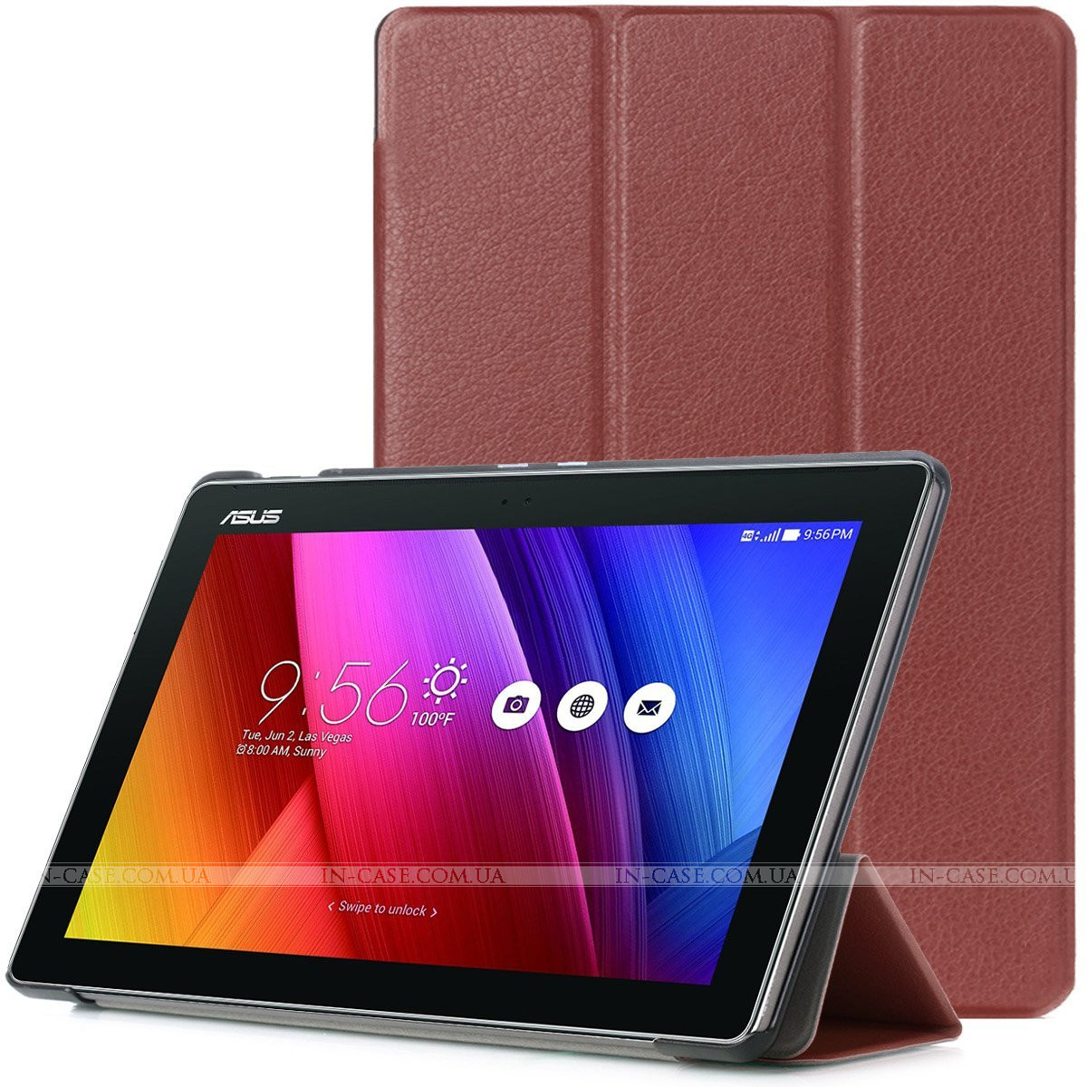 Чохол Slimline Portfolio для ASUS Zenpad 10 Z300C, Z300M Brown