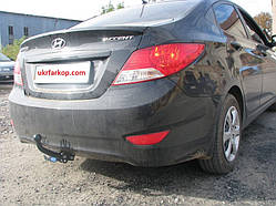 Фаркоп Hyundai Accent, Фаркоп на Хюндай Акцент (2011-2020) Седан/Хетчбек