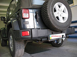 Фаркоп Джип Гранд Воранглер Сахара, Фаркоп Jeep Wrangler Sahara, (c 2006-), Під квадрат