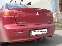 Фаркоп на Міцубісі Лансер 10, X, Фаркоп Mitsubishi Lancer 10, (з 2007-2013), Седан/Гітчбек
