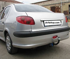 Фаркоп на Пежо 206, Фаркоп Peugeot 206, (з 2006--), Седан/Гетчбек/Кабріолет
