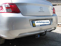 Фаркоп на Пежо 301, Фаркоп Peugeot 301, (с 2012--)