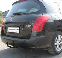 Фаркоп на Пежо 308 СВ, Фаркоп Peugeot 308 SW, (2008-2014), Універсал/Ліфтбек