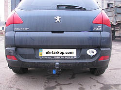 Фаркоп Peugeot 3008, (2009-2016), Сертифікований фаркоп на Пежо 3008