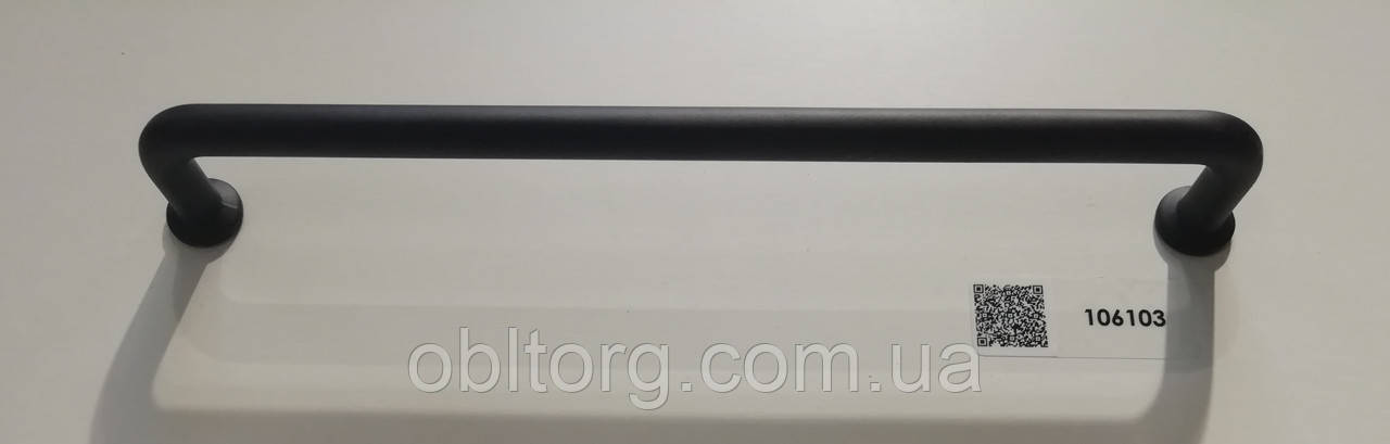 Ручка меблева скоба GIFF 4/105/192 чорний матовий, фото 1