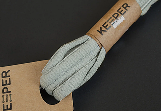 Шнурки Keeper спортивні об'ємні (у пакованні) 100, Сірий