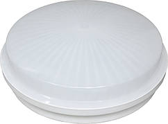 Світильник НПП-60 (01) Ecostrum IP65 білий опал пило-вологозахищений, корпус під лампу з цоколем Е27 Екгострум