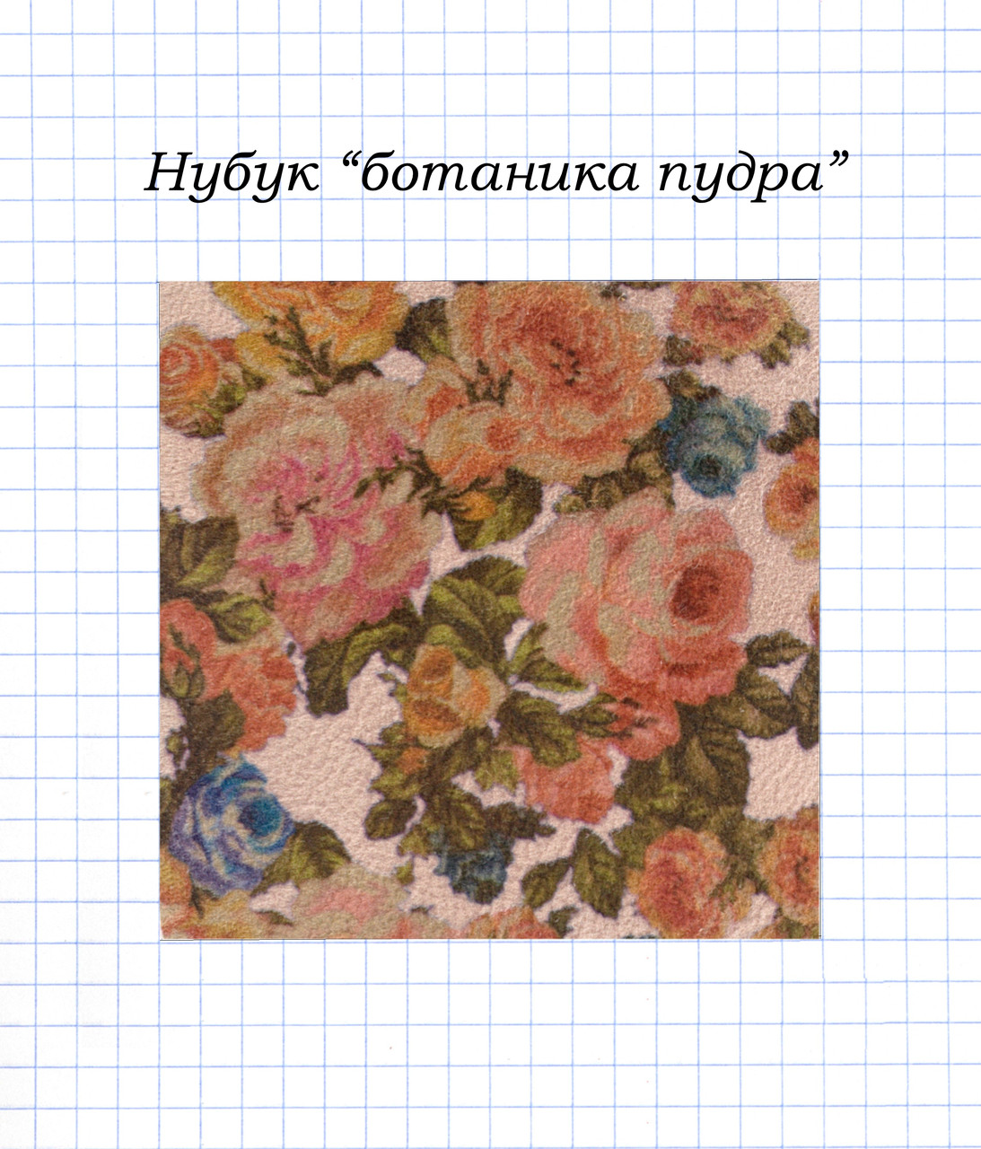 Нубук "ботаніка пудра"