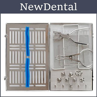 Набір Коффердаму (Раббердам), набір для кофердаму на 8 кламерів (DR.900.001) Falcon