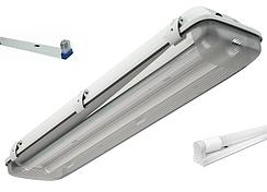 КОРПУСА ТА БАЛКИ ПІД СВІТОДИОДНІ ТРУБКИ Т8