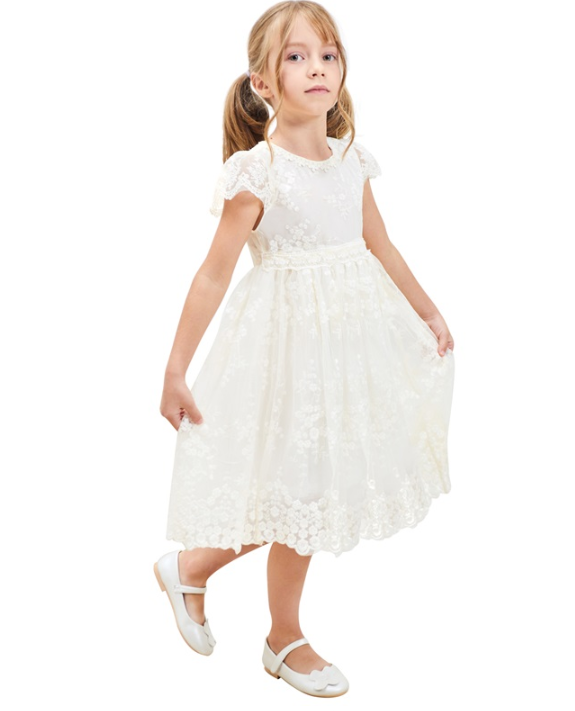 Купить Летнее белое очень нежное платье для девочки Summer white very ...