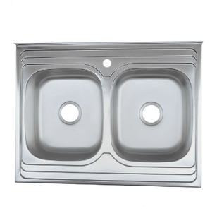 Мийка для кухні з нержавіючої сталі 07мм Platinum 8060D satin