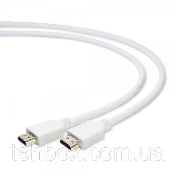 Кабель HDMI V. 2.0 Cablexpert CC-HDMI4-W-6 вилка/вилка з позолоченими конекторами 1.8 м