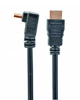 Кабель HDMI V. 1.4 Cablexpert CC-HDMI490-6, вилка/кутова вилка, з позолоченими контактами, 1.8 м